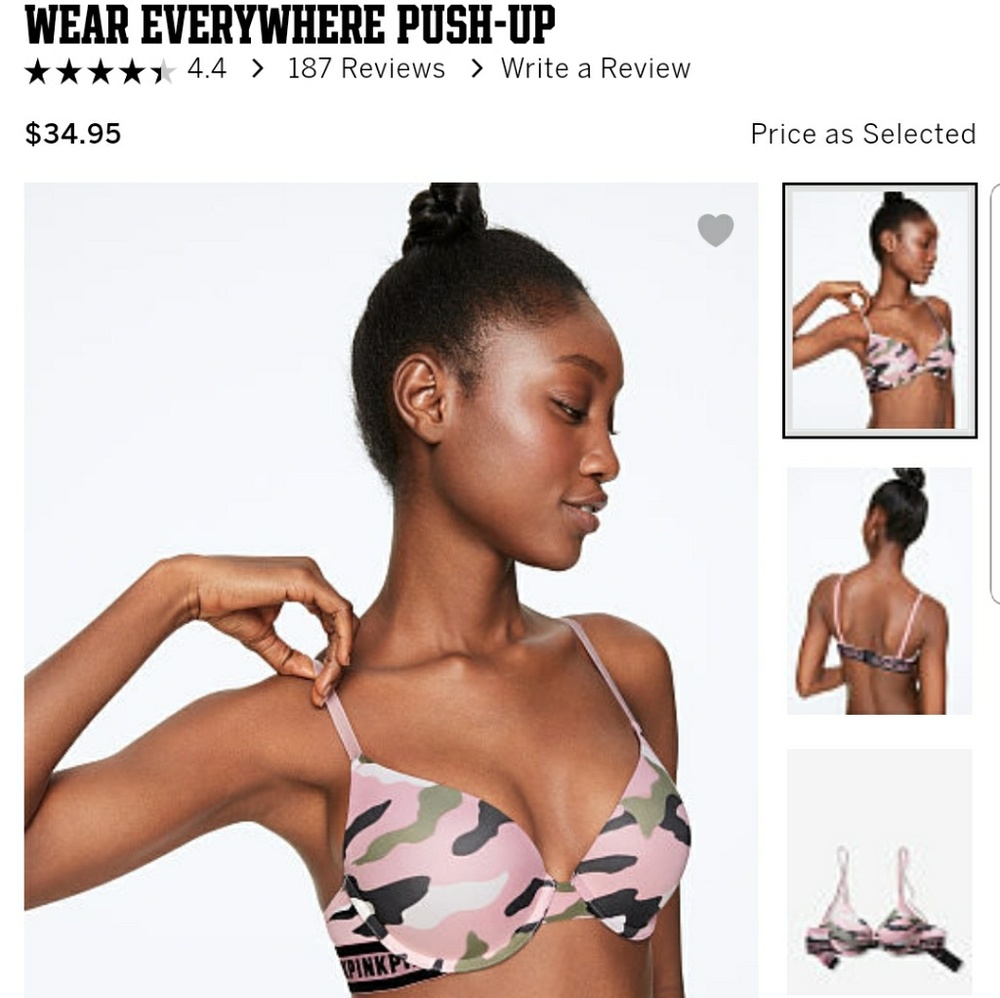 Victoria Secret Pink Bra 36B